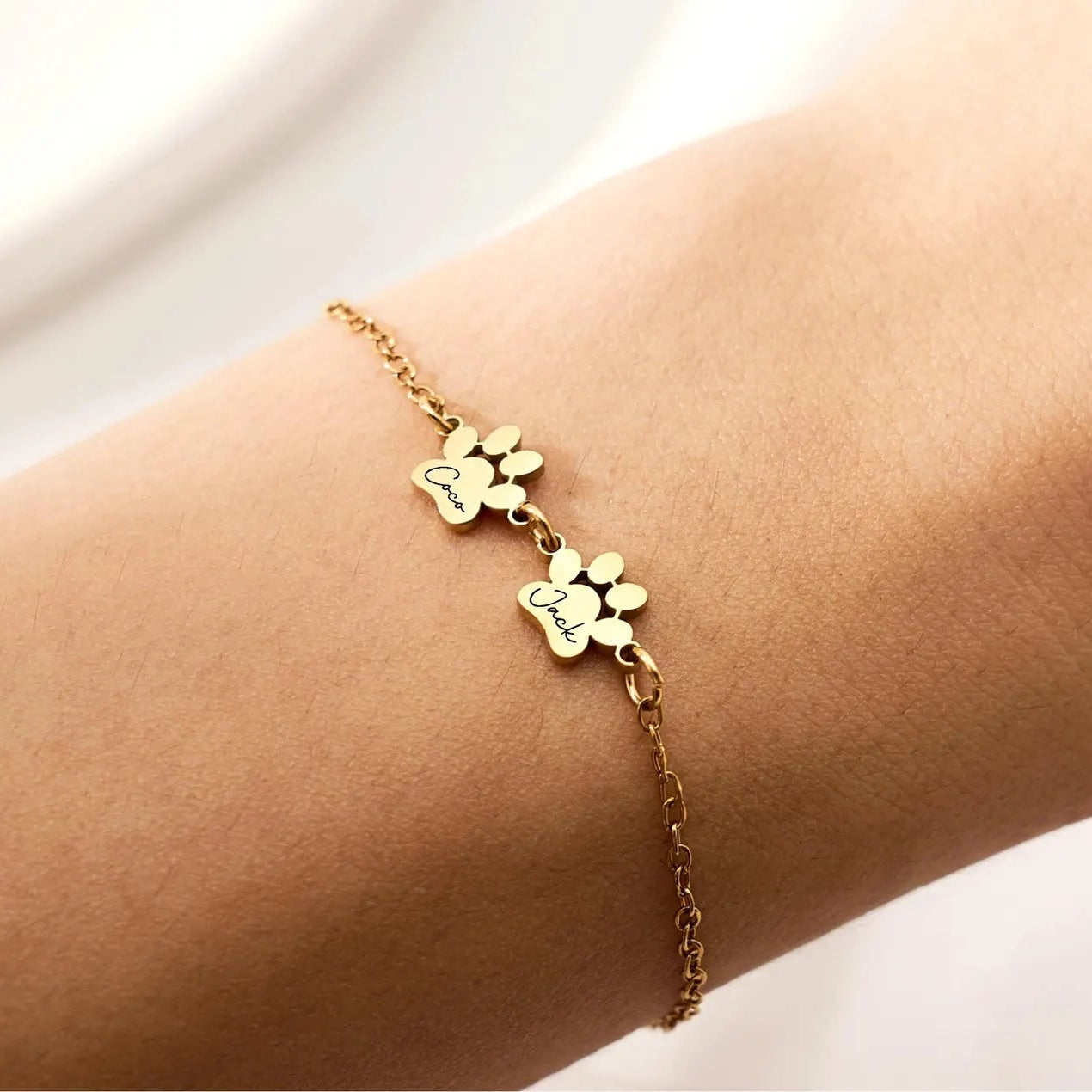 PawPrint Name Bracelet l  LAST CHANCE