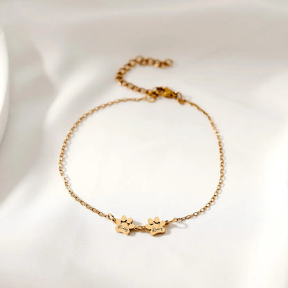 PawPrint Name Bracelet l  LAST CHANCE