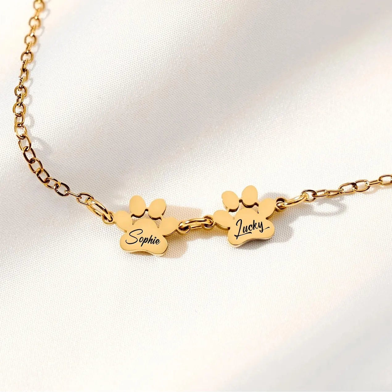 PawPrint Name Bracelet l  LAST CHANCE