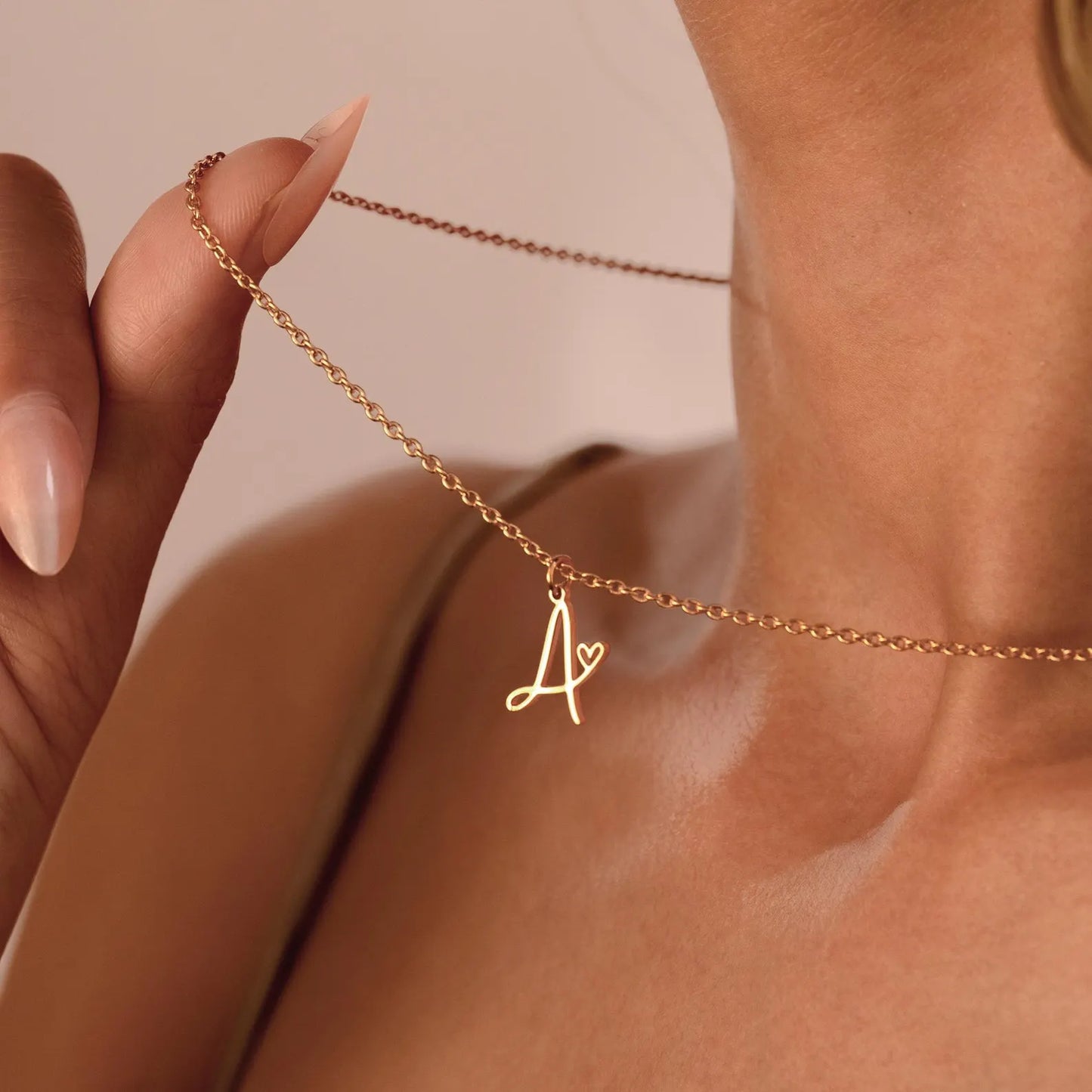 Initial Heart Necklace l LAST CHANCE
