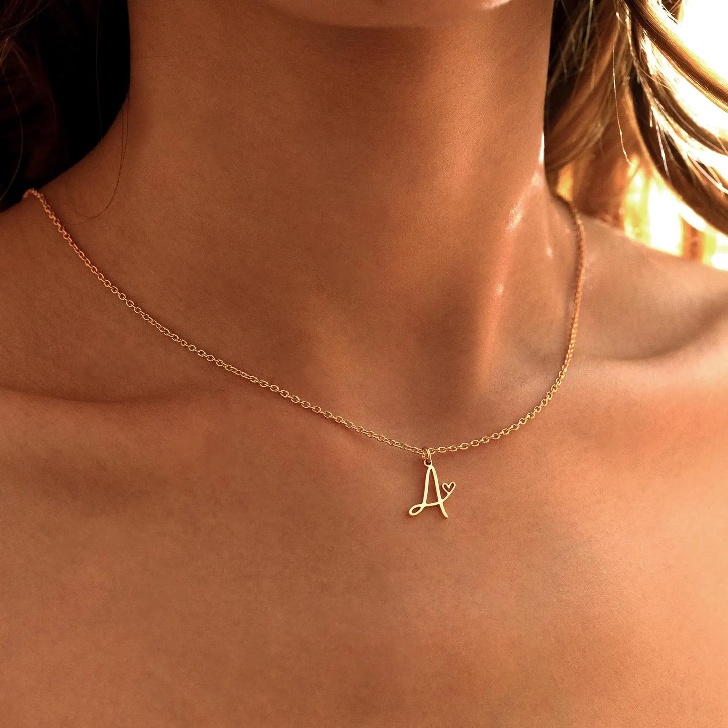Initial Heart Necklace l LAST CHANCE
