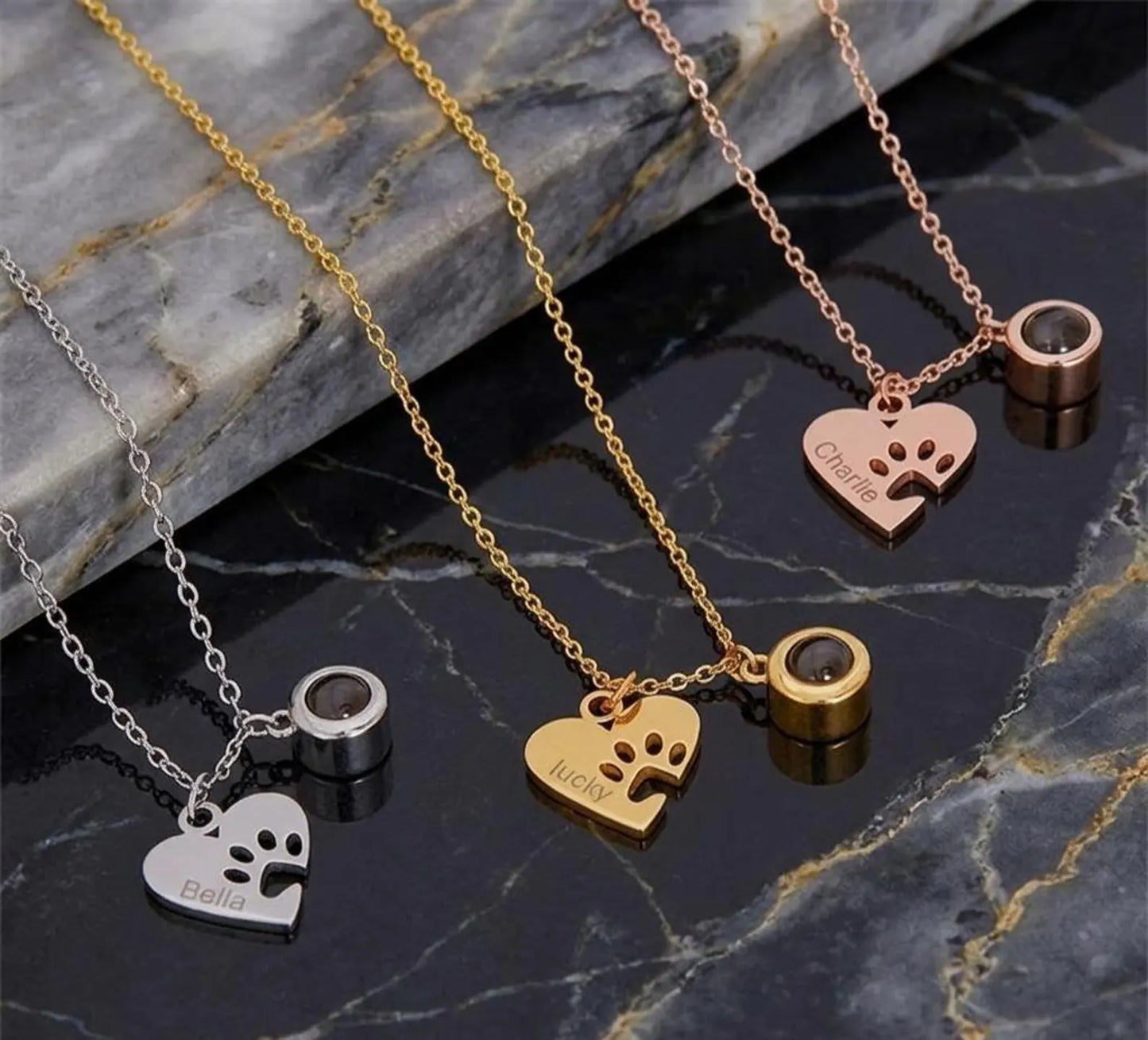 Pet Memorial Photo Necklace l LAST CHANCE