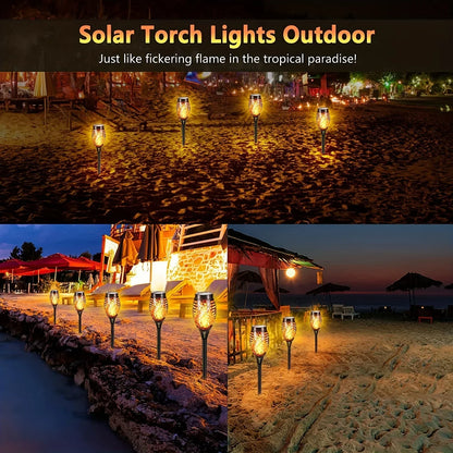 Solar Flicker Flame Torches