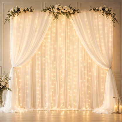 DreamGlow – Tulle Curtain Lights Set