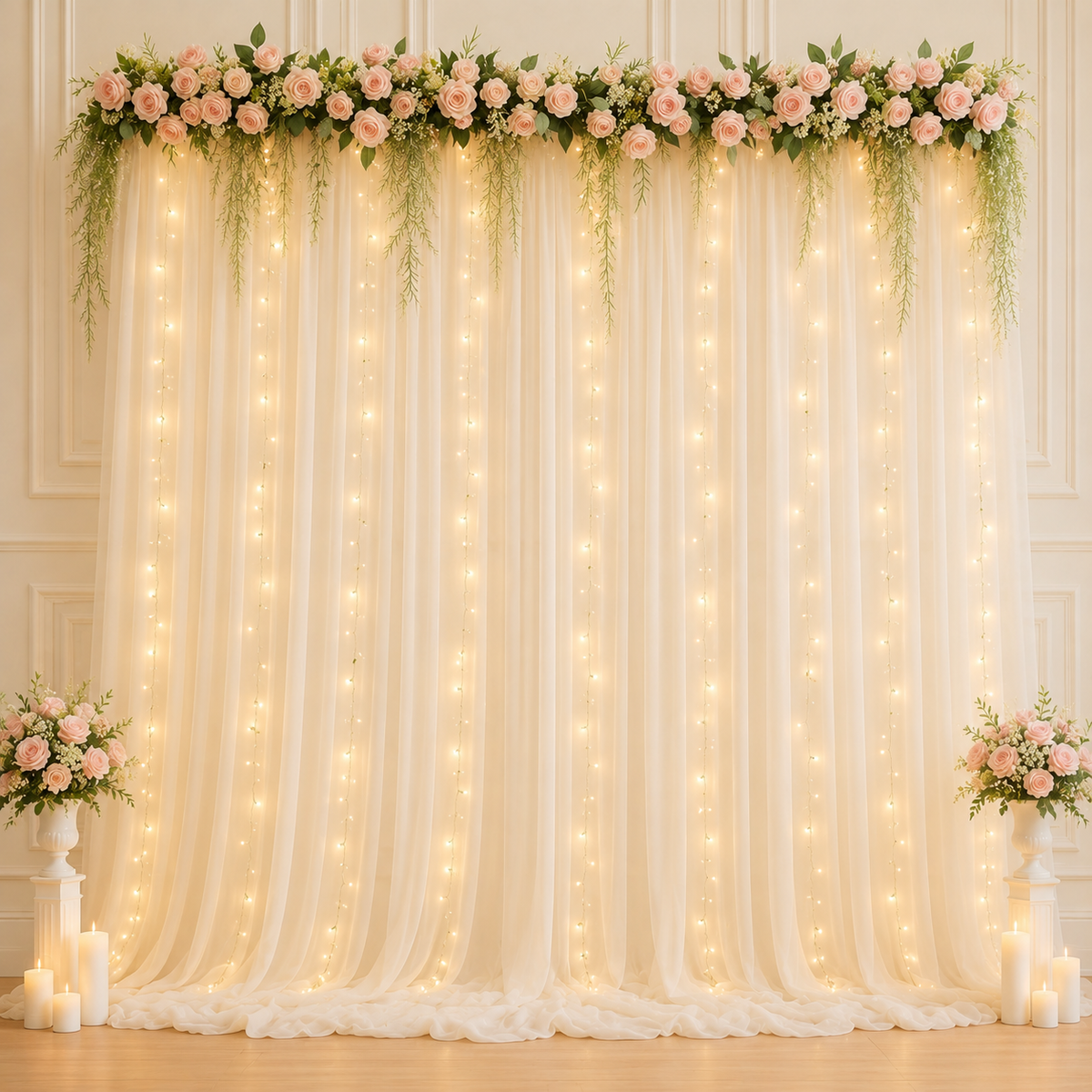 DreamGlow – Tulle Curtain Lights Set