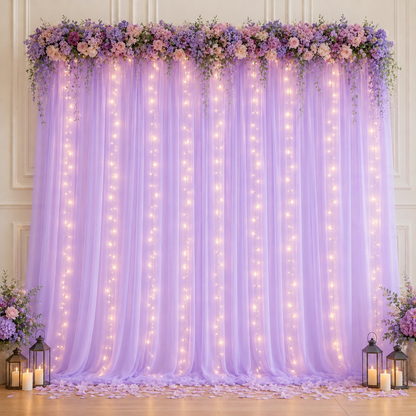 DreamGlow – Tulle Curtain Lights Set