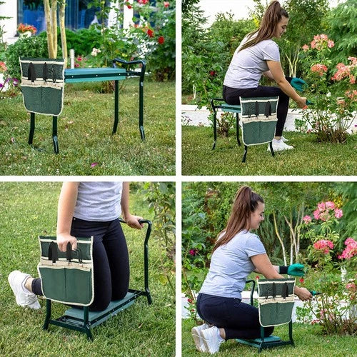 KneelerEase™ Folding Garden Bench Kneeler